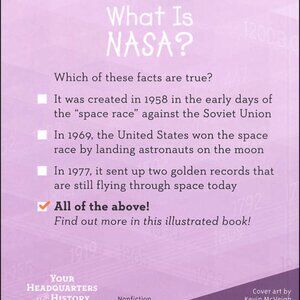 What is NASA?-BRAND NEW, Last ONE